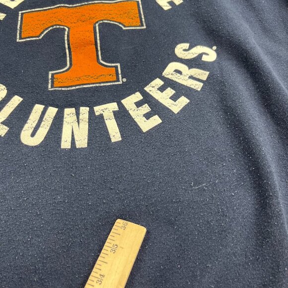 Vintage Tennessee Volunteers Sweatshirt Men XL Blue Tultex Crewneck Y2K NCAA VFL - Picture 4 of 11